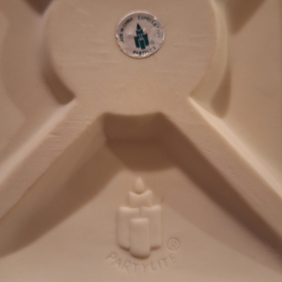 PartyLite Ceramic Bisque Cathedral Candle Holder - Picture 3 of 3